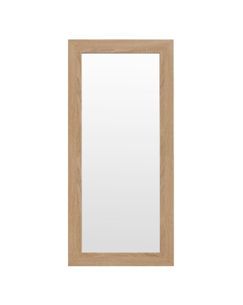Dark oak wood effect mirror in various sizes