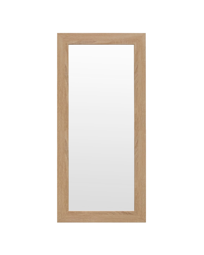 Dark oak wood effect mirror in various sizes