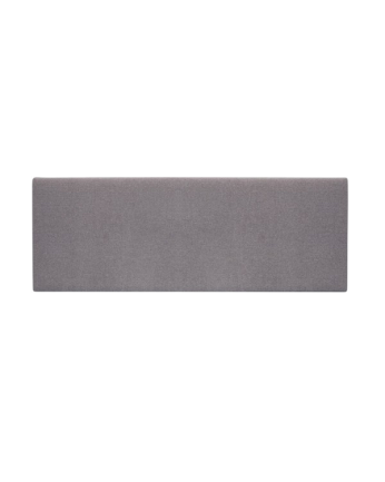 Upholstered polyester headboard in smooth purple color in various sizes.