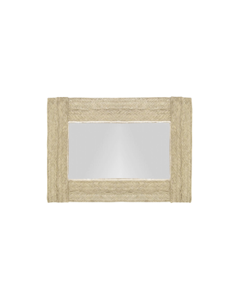 Esparto mirror, 63x97cm.