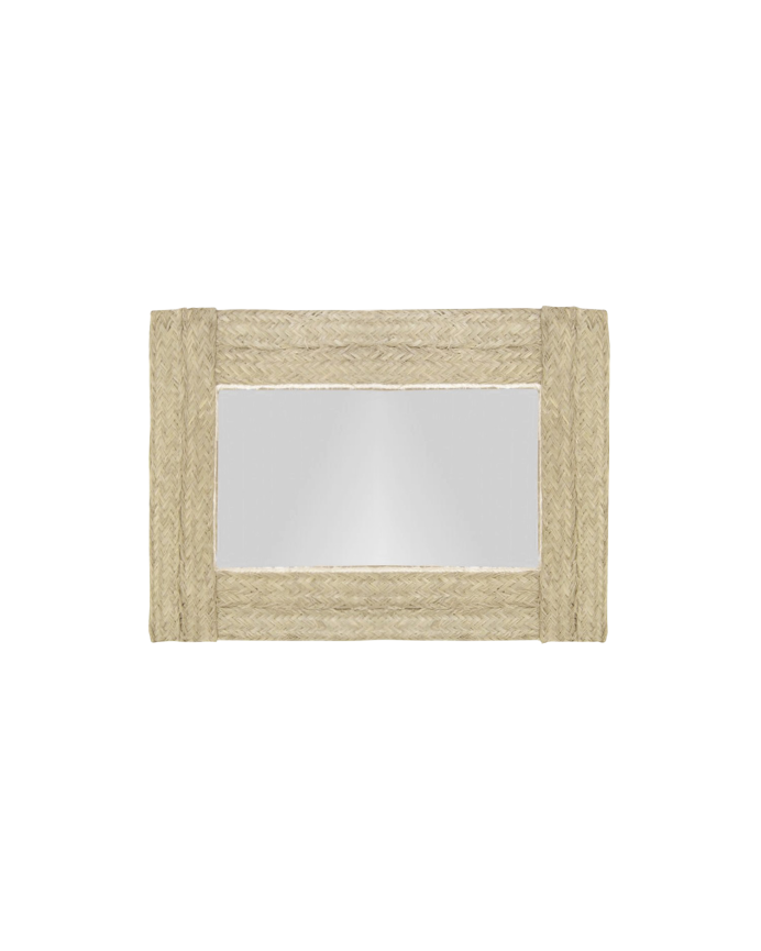 Esparto mirror, 63x97cm.