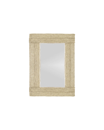 Esparto mirror of 97x63cm