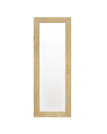 Solid wood mirror in natural tone of various sizes