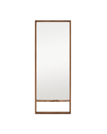 Solid dark oak wood effect mirror in various sizes.