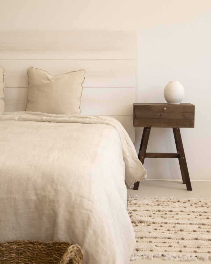 Solid wood headboard in various sizes with a distressed finish