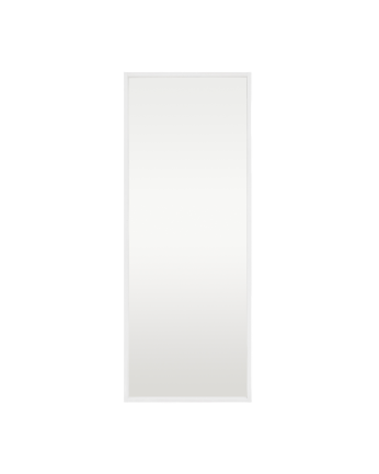 Solid wood effect white mirror in various sizes