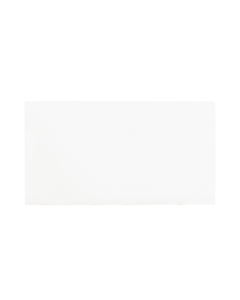 Upholstered cotton headboard in white color, available in various sizes