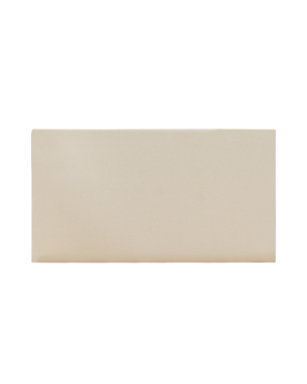 Upholstered cotton headboard in beige color available in various sizes.