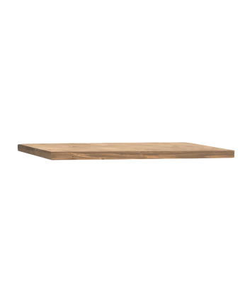 Solid wood floating shelf with dark oak finish in various sizes