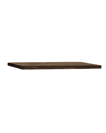 Solid wood floating shelf walnut finish available in various sizes.