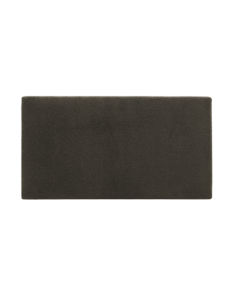 Upholstered cotton headboard in anthracite gray color in various sizes.