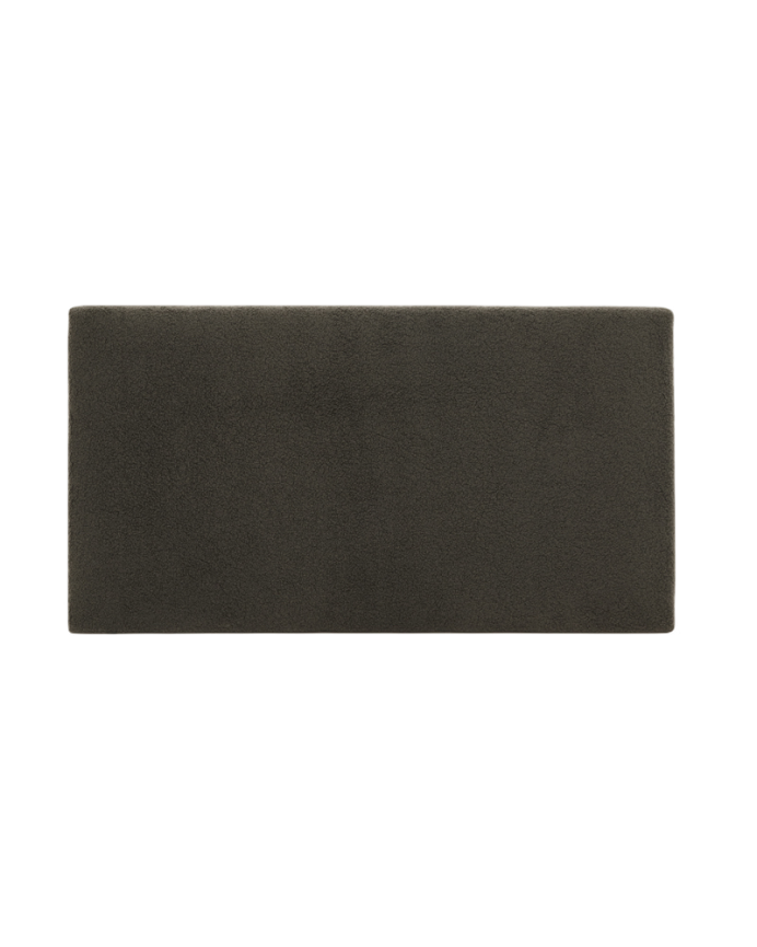 Upholstered cotton headboard in anthracite gray color in various sizes.