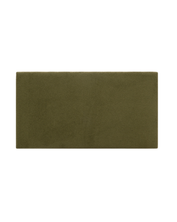 Upholstered cotton headboard in green color available in various sizes