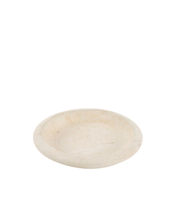 Plate of natural clay, 30cm.