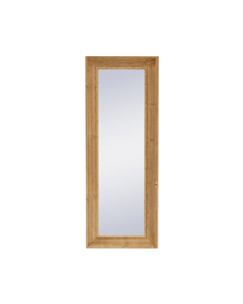 Solid wood rectangular mirror in a dark oak finish in various sizes