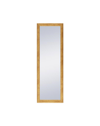 Solid wood mirror in a gold finish with a rectangular shape available in various sizes.