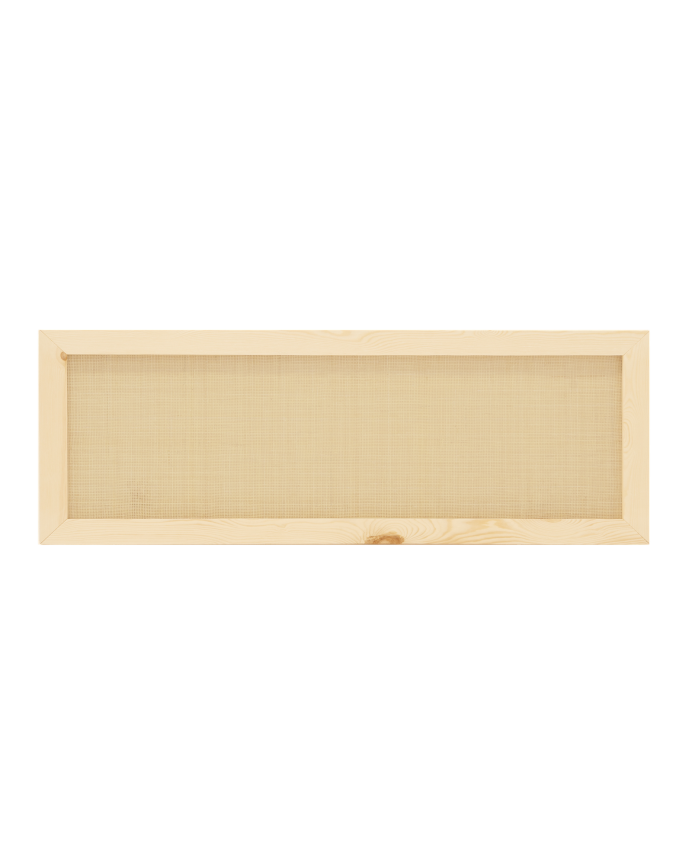 Solid wood headboard in natural tone available in various sizes