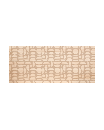 Solid wood headboard printed in various sizes.