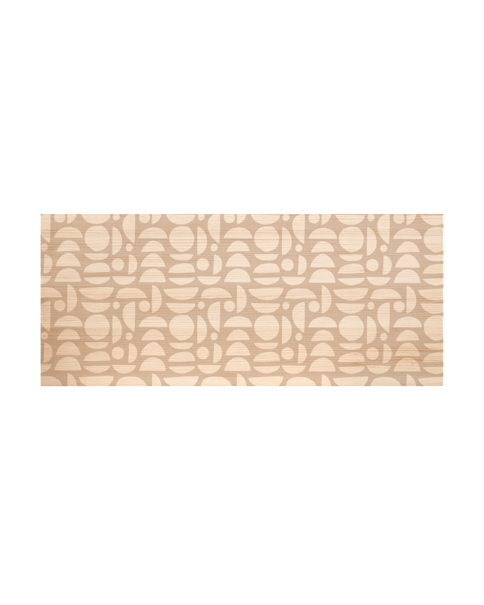 Solid wood headboard printed in various sizes.