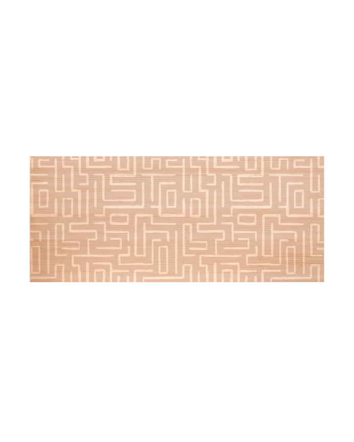 Solid wood headboard imprinted in various sizes