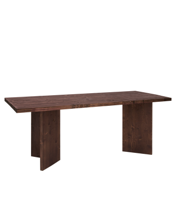 Solid walnut wood dining table in various sizes.