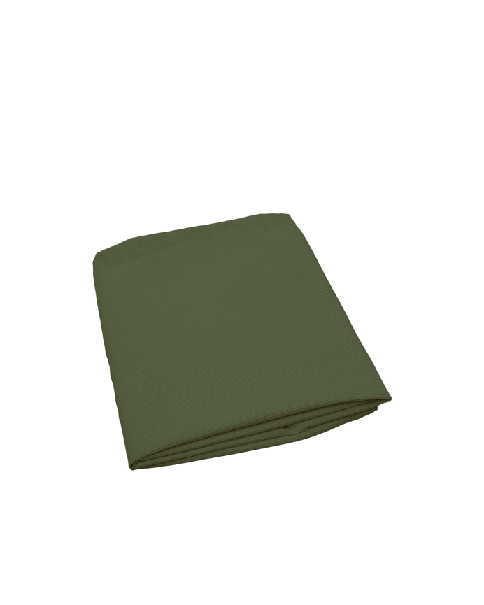 Green corduroy headboard cover in various sizes