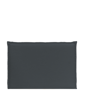 Upholstered headboard of removable blue linen of various measurements