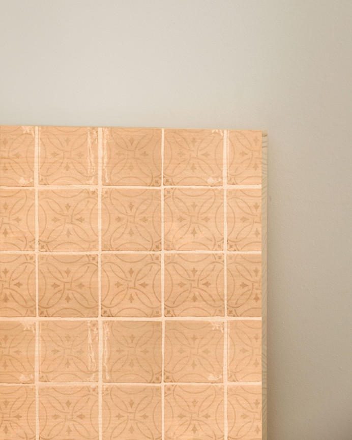 Solid wood headboard stamped in various sizes