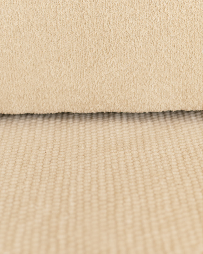 White wool rug in various sizes.