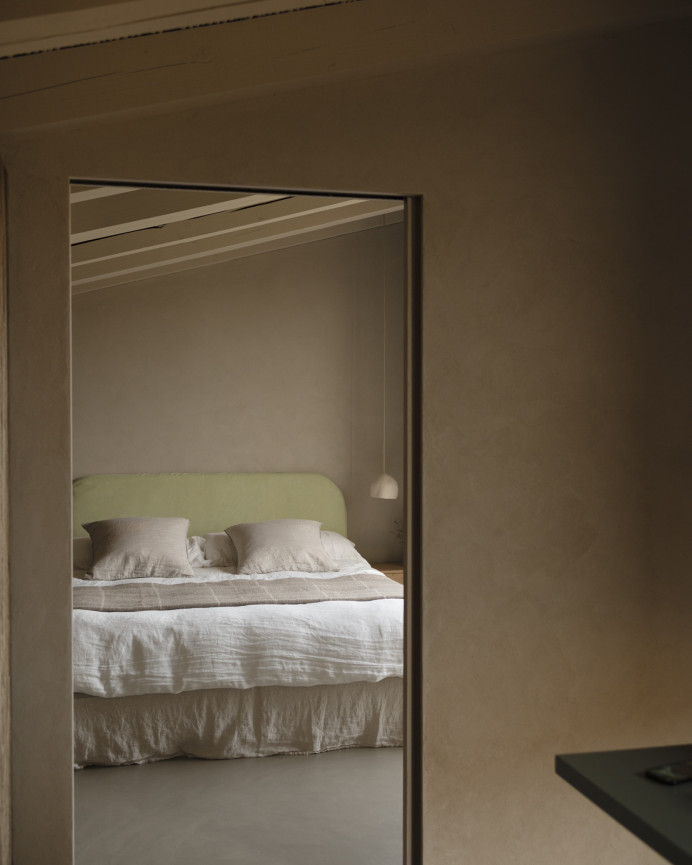 Pana lime headboard cover in various sizes