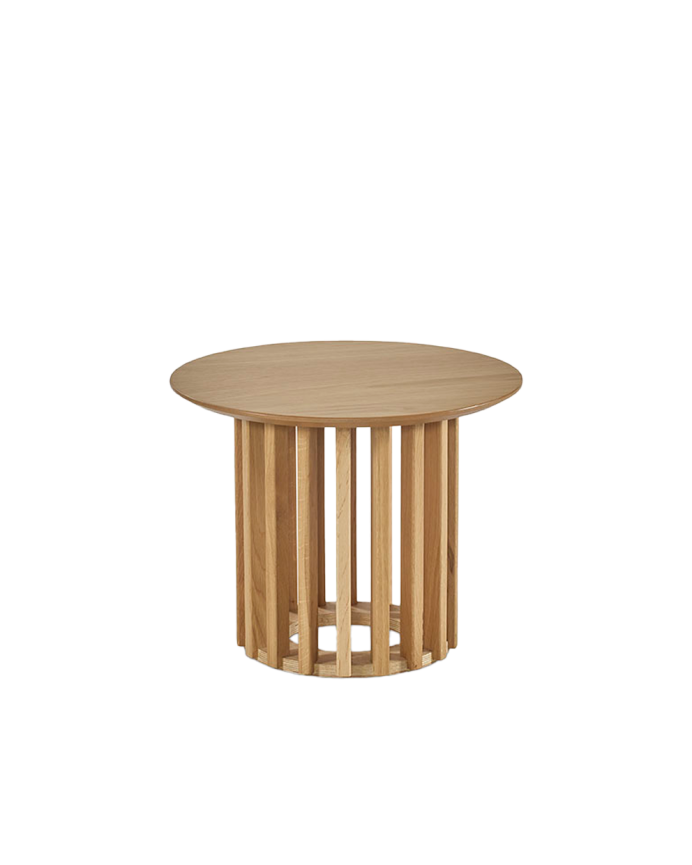 Round oak sheet side or center table in various sizes