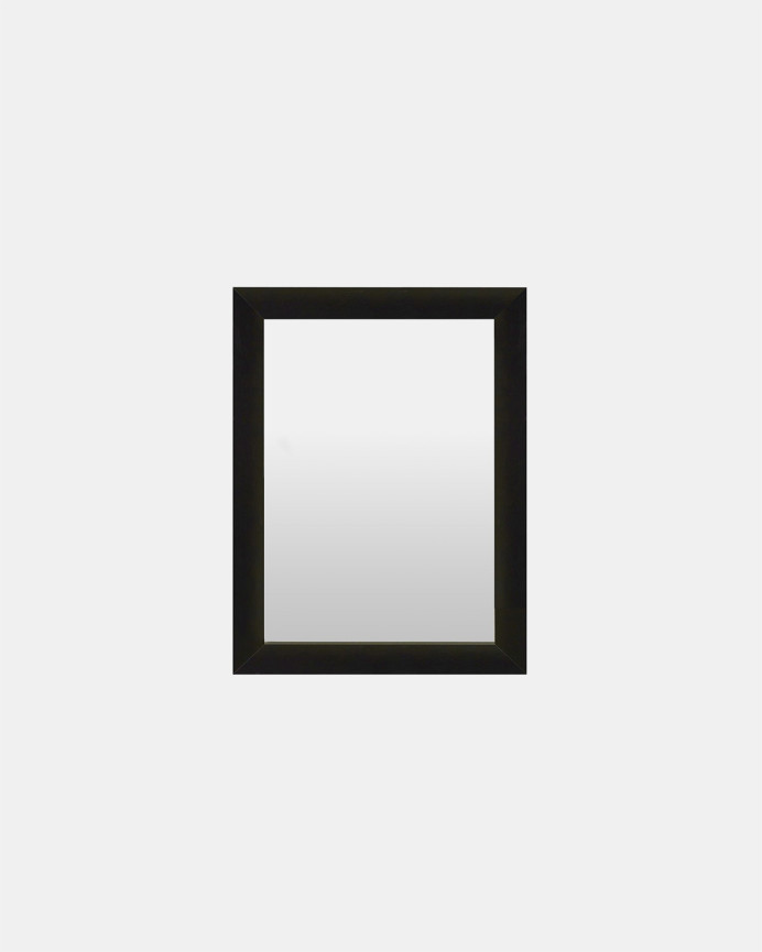 Black wooden mirror of various sizes