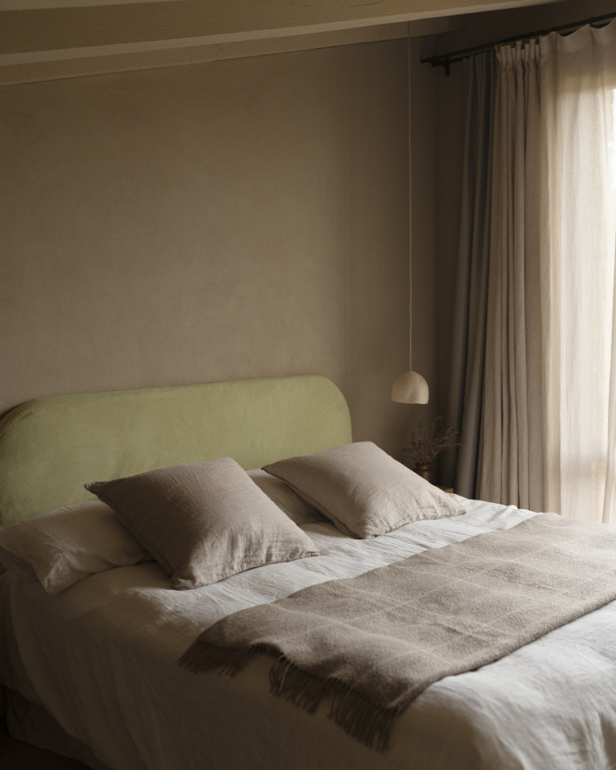 Pana lime headboard cover in various sizes