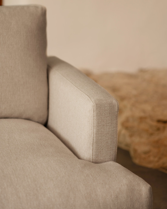 Light gray armchair, 105cm in size.