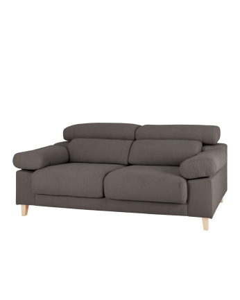Dark gray sofa in various sizes