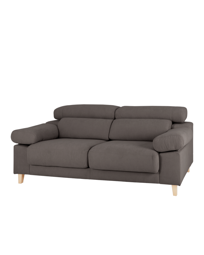 Dark gray sofa in various sizes