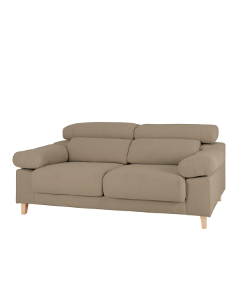 Brown taupe sofa in various sizes