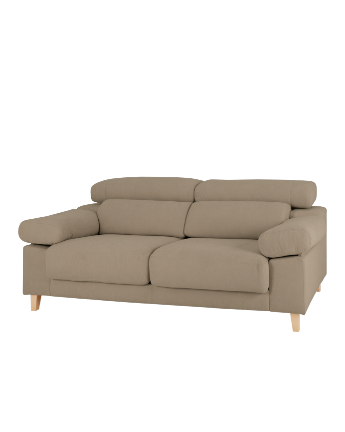 Brown taupe sofa in various sizes