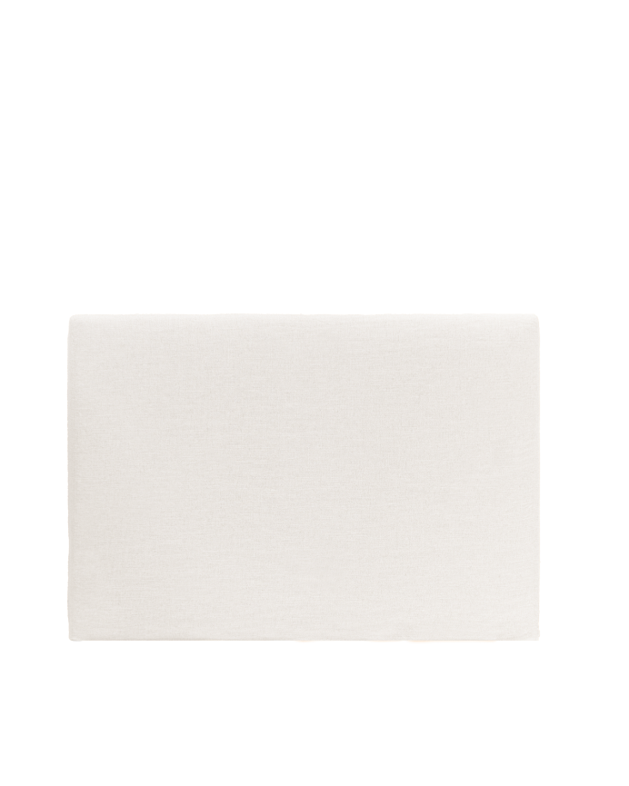 White linen headboard cover in various sizes