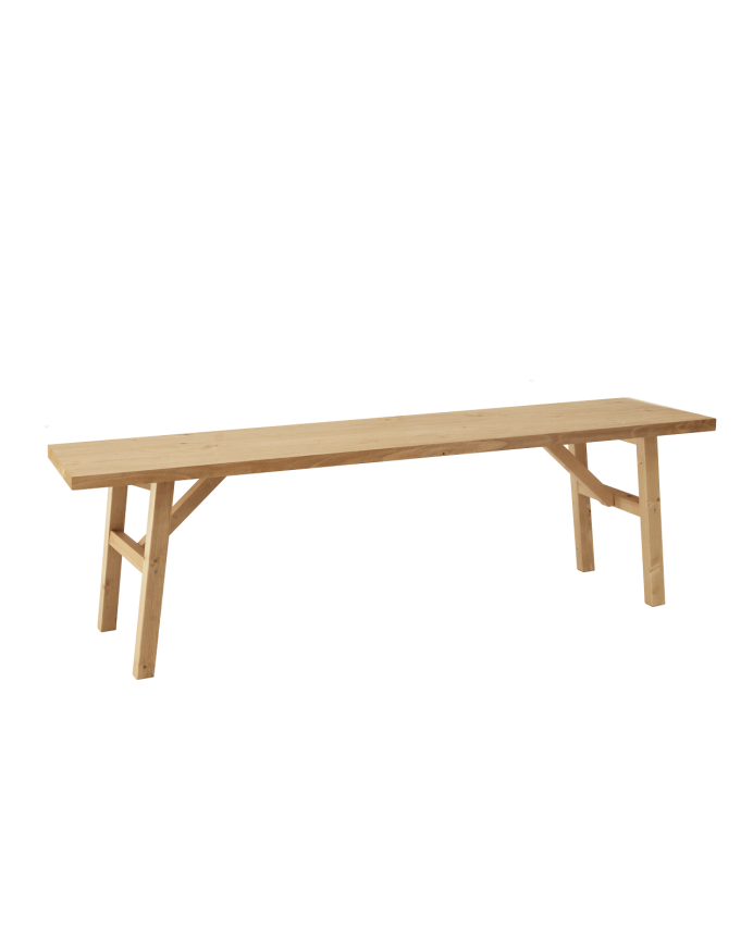 Solid oak wood bank of various sizes.