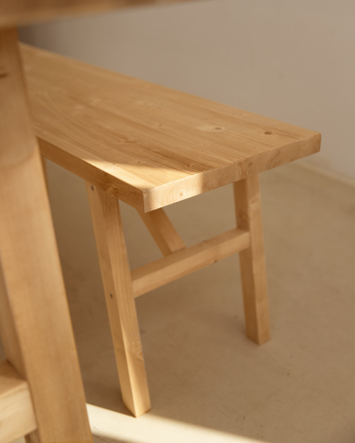 Solid oak wood bank of various sizes.