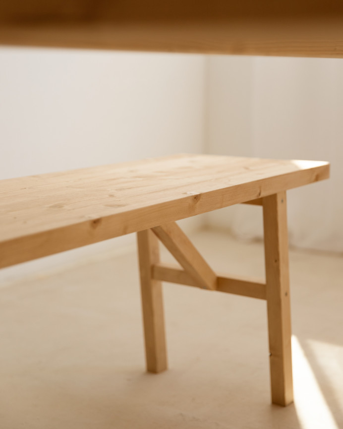 Solid oak wood bank of various sizes.