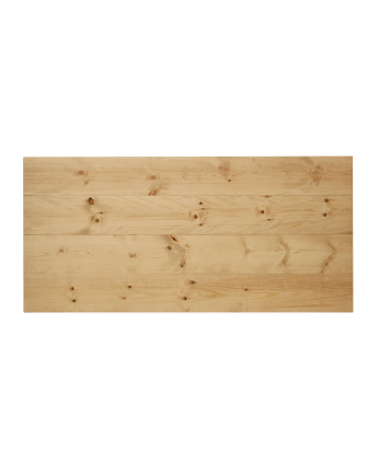Solid wood headboard in medium oak tone in various sizes
