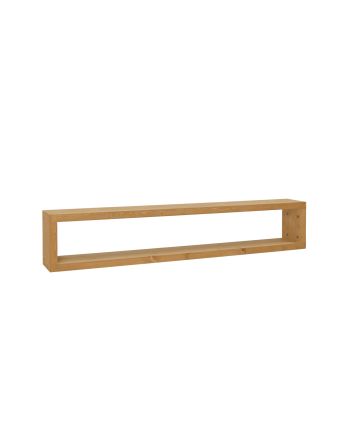 Solid wood TV stand in medium oak tone available in various sizes