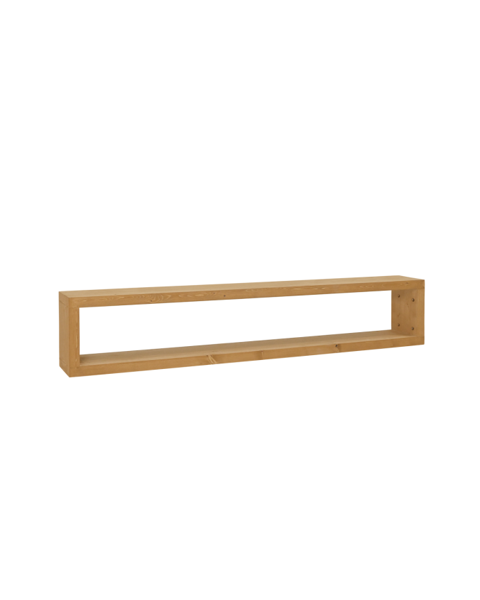 Solid wood TV stand in medium oak tone available in various sizes