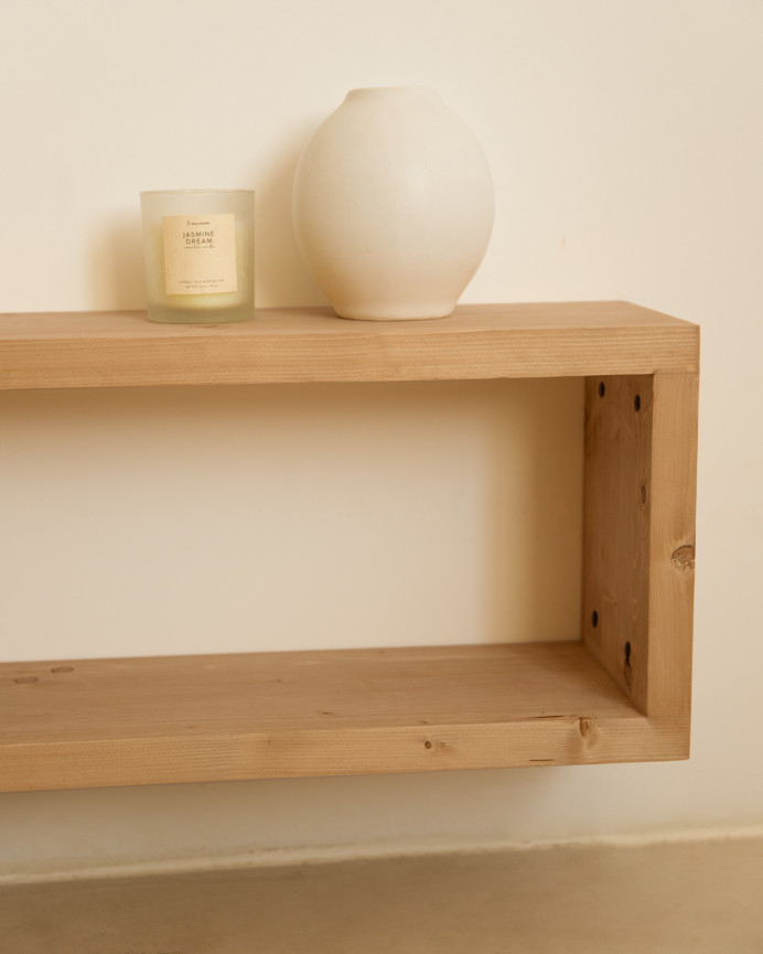 Solid wood TV stand in medium oak tone available in various sizes
