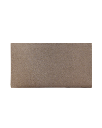 Upholstered cotton headboard in brown color of various sizes