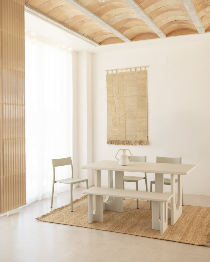 Microcement bench in 120x33cm