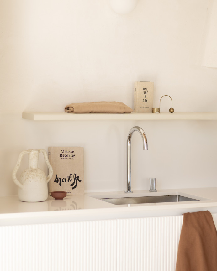 Microcement shelf in various sizes