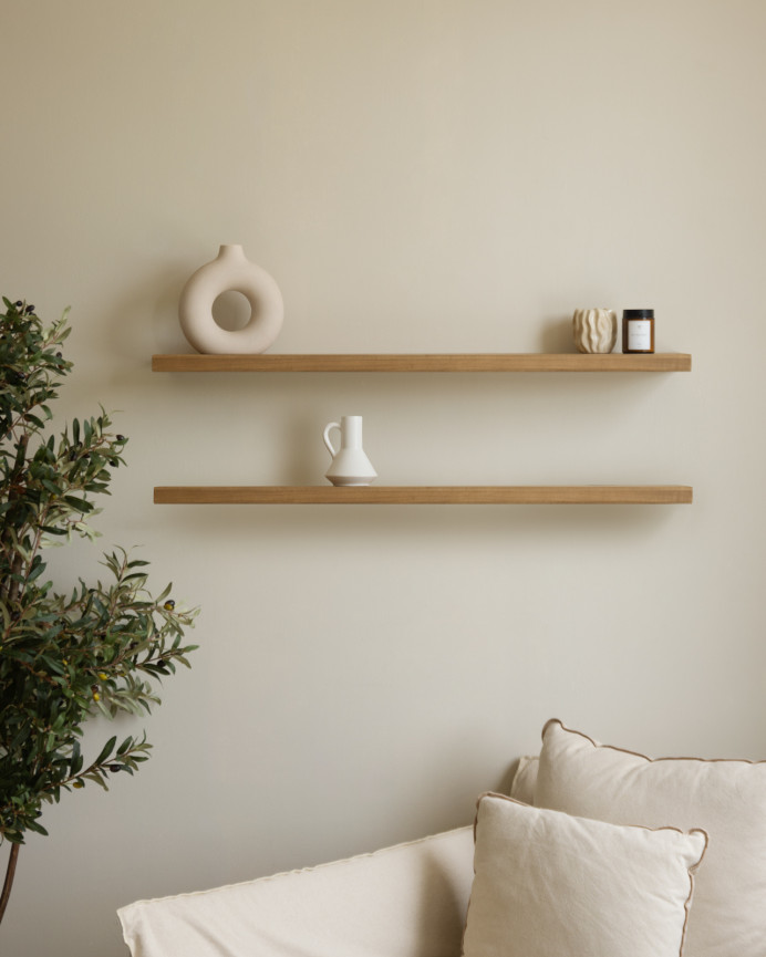 Solid poplar wood bookshelf in various sizes